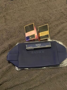 Carolina Herrera Navy BAD BOY Men's toiletries bag